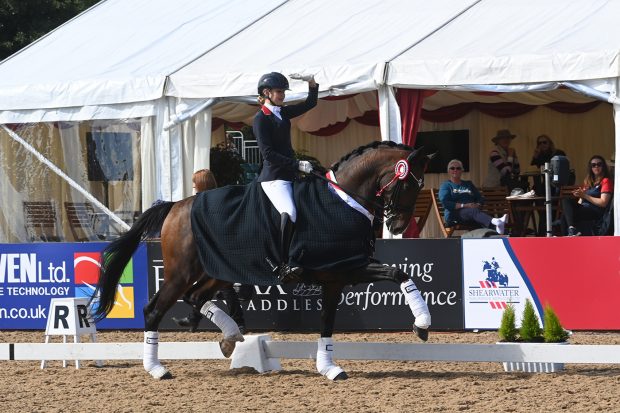 Annabella Pidgley lands first and second in the under-21s championship at the National Dressage Championships