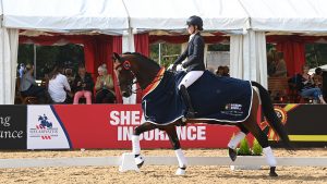 National Dressage Championships - Angharad Harries and Classic Bee Ge