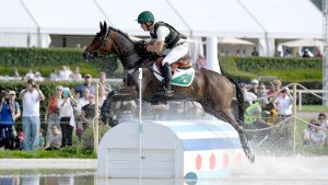 Padraig McCarthy riding Leonidas II at the 2021 European Championships