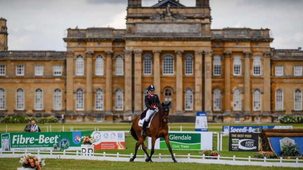 Blenheim Horse Trials dressage results Friday: Pippa Funnell on Maybach