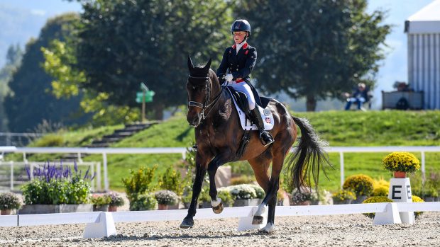 European Eventing Championships dressage: Ros Canter and Allstar B