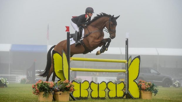 Blenheim Horse Trials showjumping: Ros Canter and Izilot DHI continue their lead in the young horse CCI4*-S