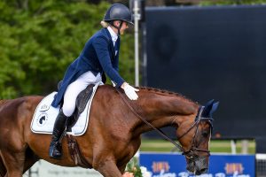 Blenheim Horse Trials dressage: Yasmin Ingham and Banzai Du Loir