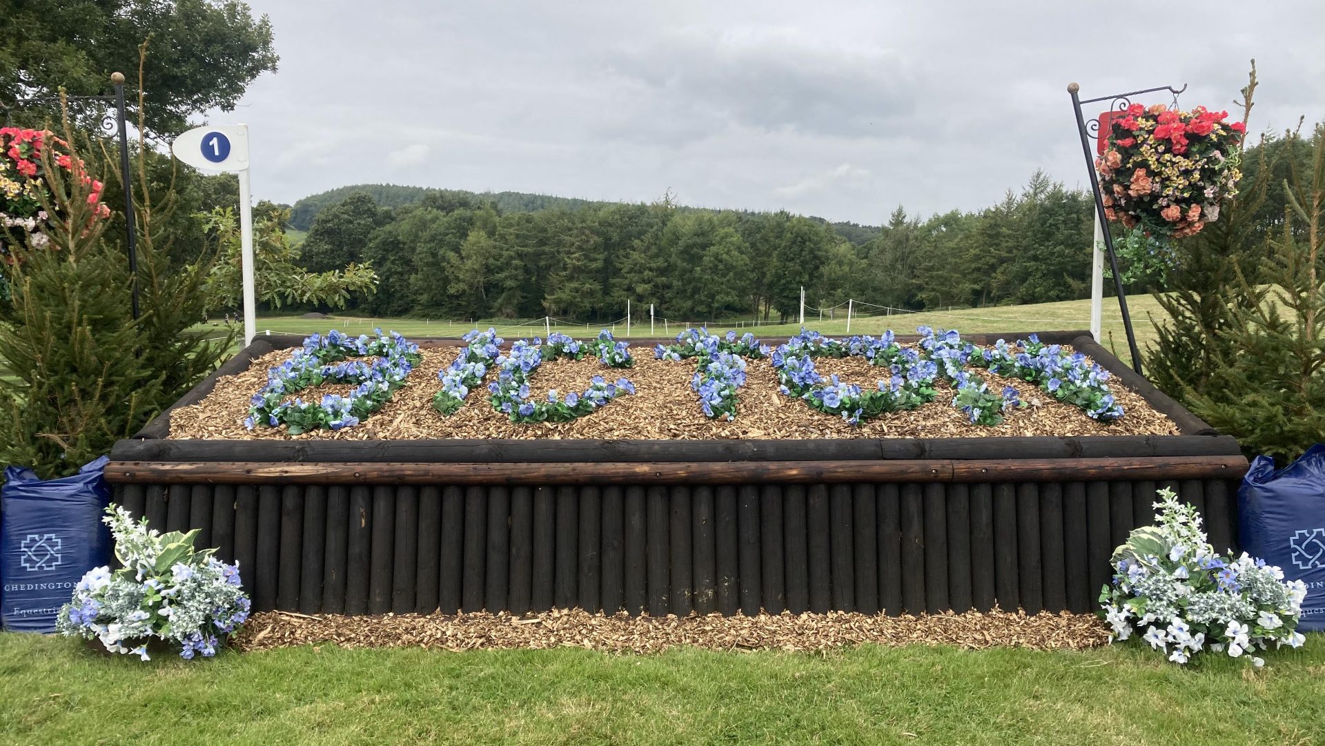 Bicton Horse Trials crosscountry course pictures