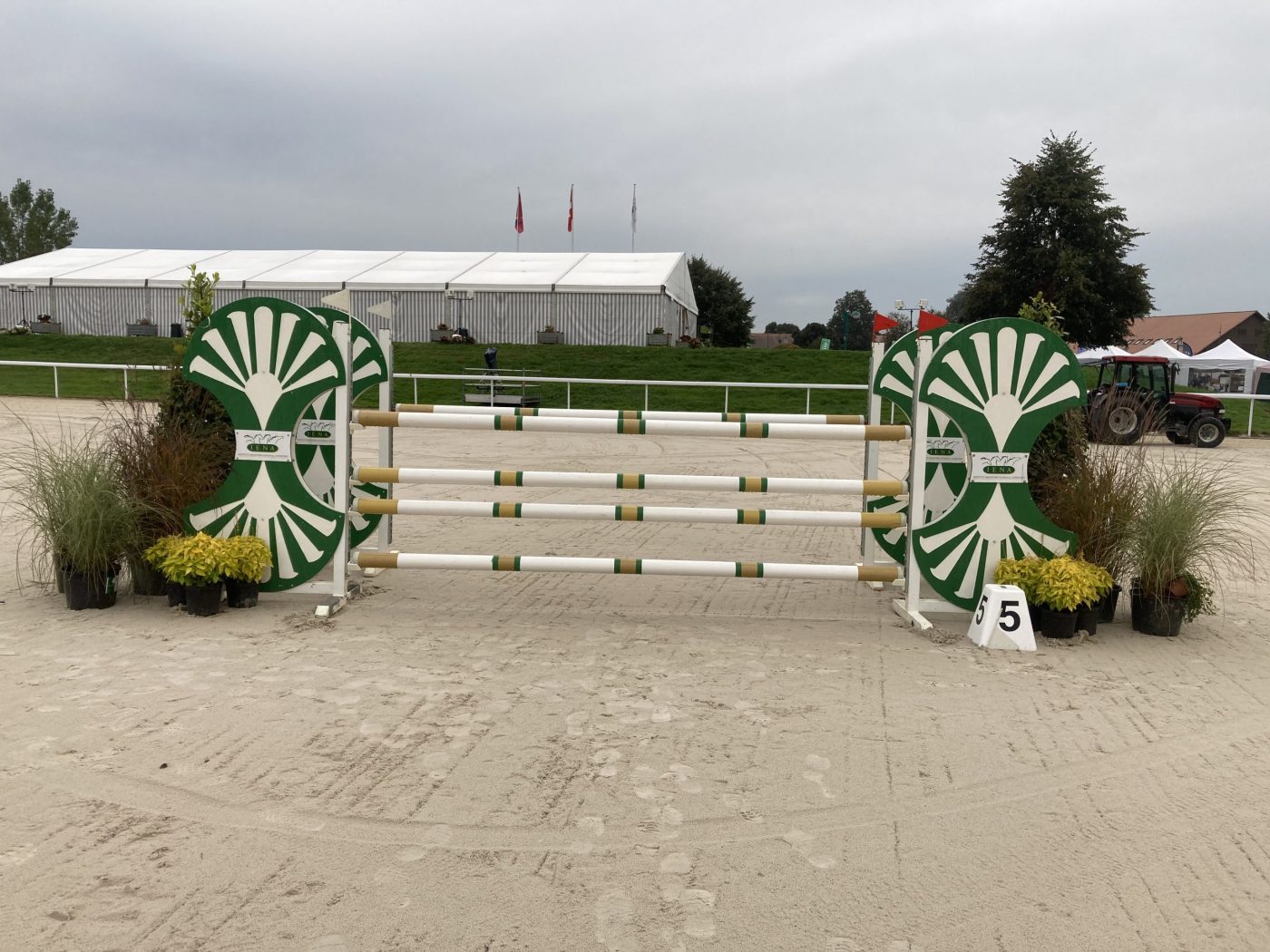 Walk the European Eventing Championships showjumping course