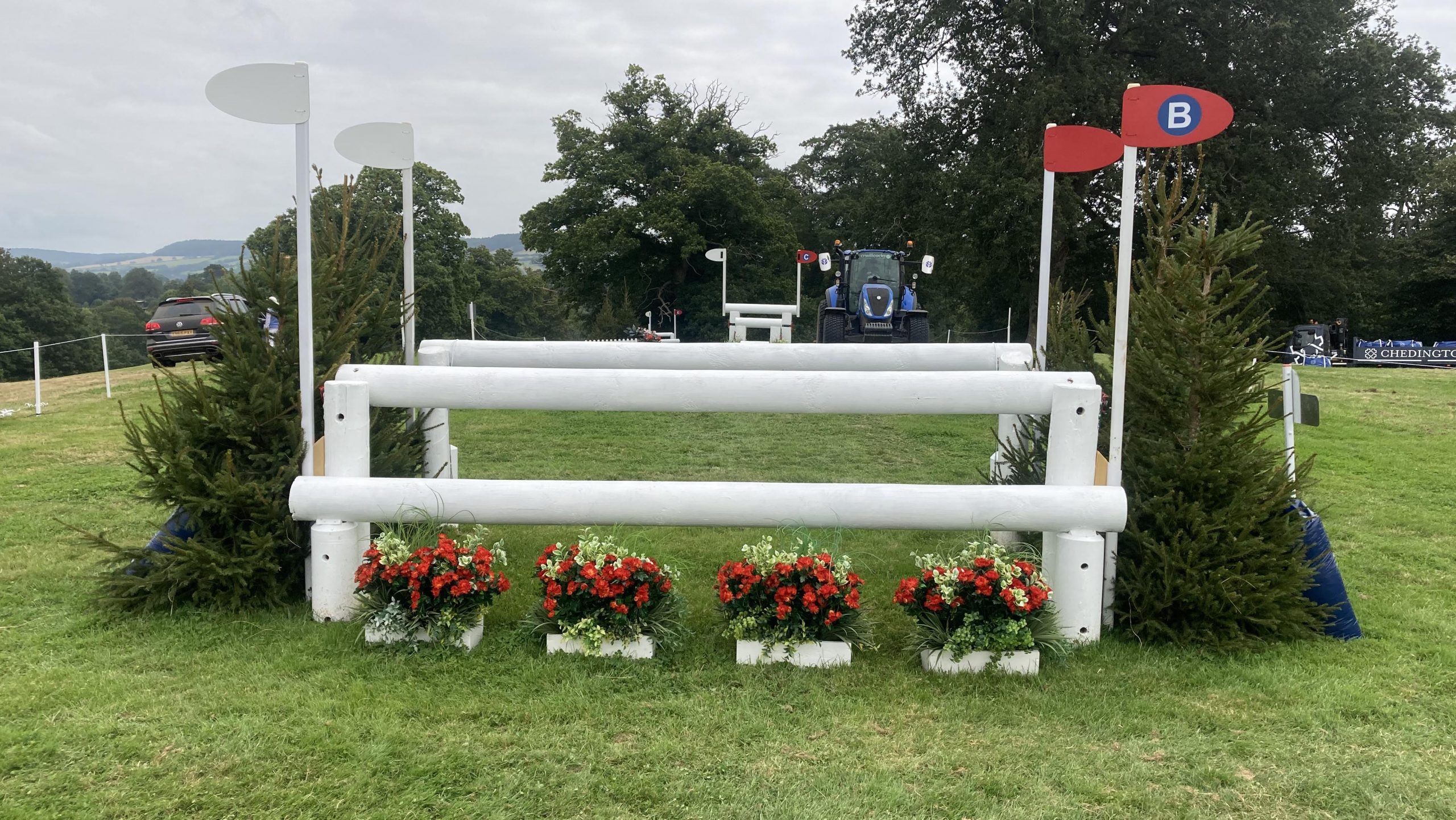 Bicton Horse Trials cross-country course: five-star fence 6b