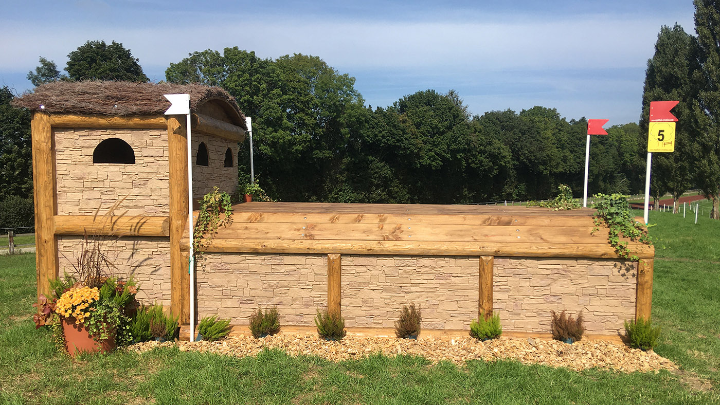 European Eventing Championships cross-country course: fence 5