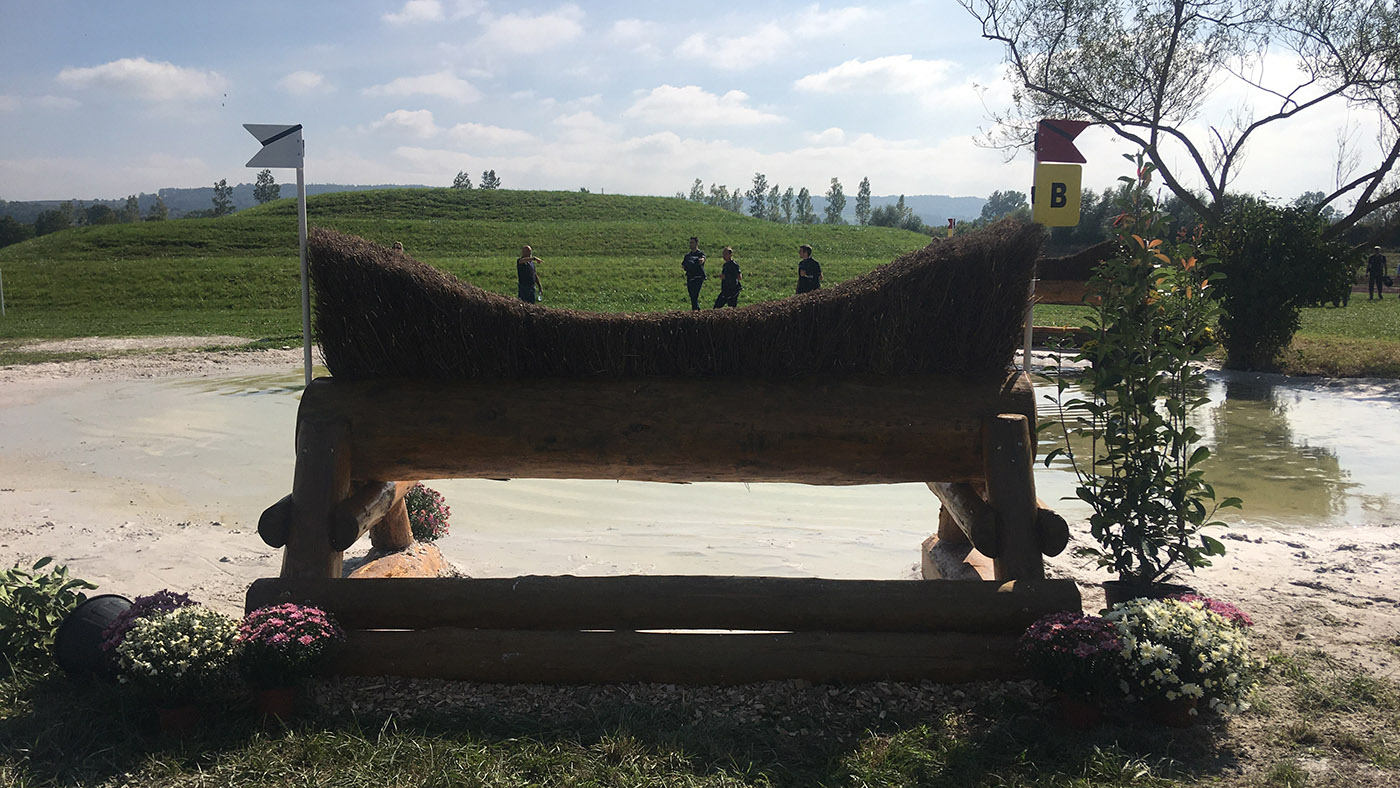 European Eventing Championships cross-country course 2021: fence 18b alternative