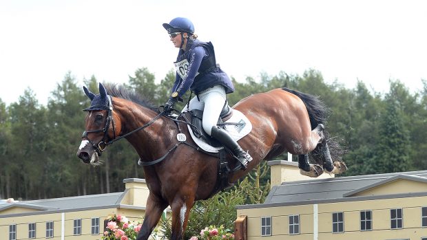 Laura Schroter and Willem Van Wup, winners at Cornbury Horse Trials