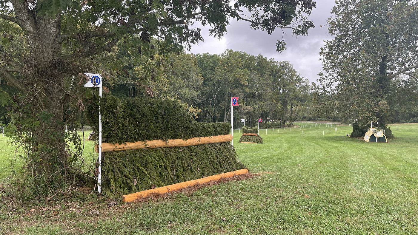 Maryland 5 Star cross-country course 2021: fence 10a