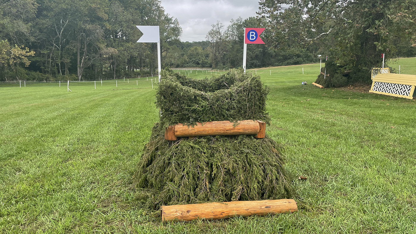 Maryland 5 Star cross-country course 2021: fence 10b