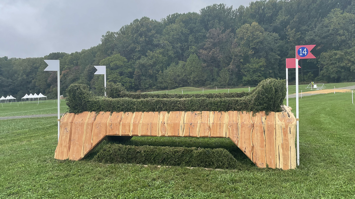 Maryland 5 Star cross-country course 2021: fence 14