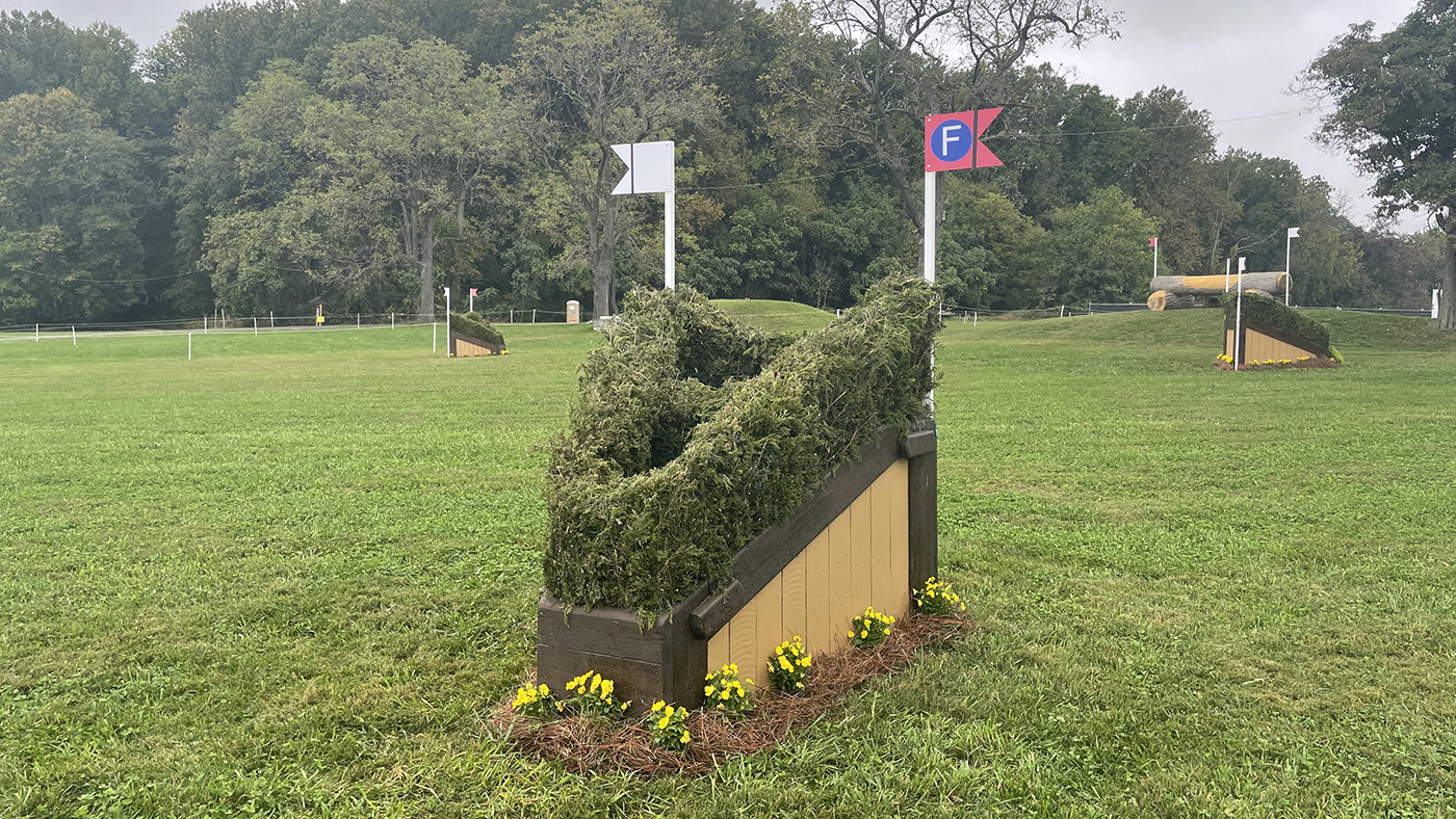 Maryland 5 Star cross-country course 2021: fence 15f long route