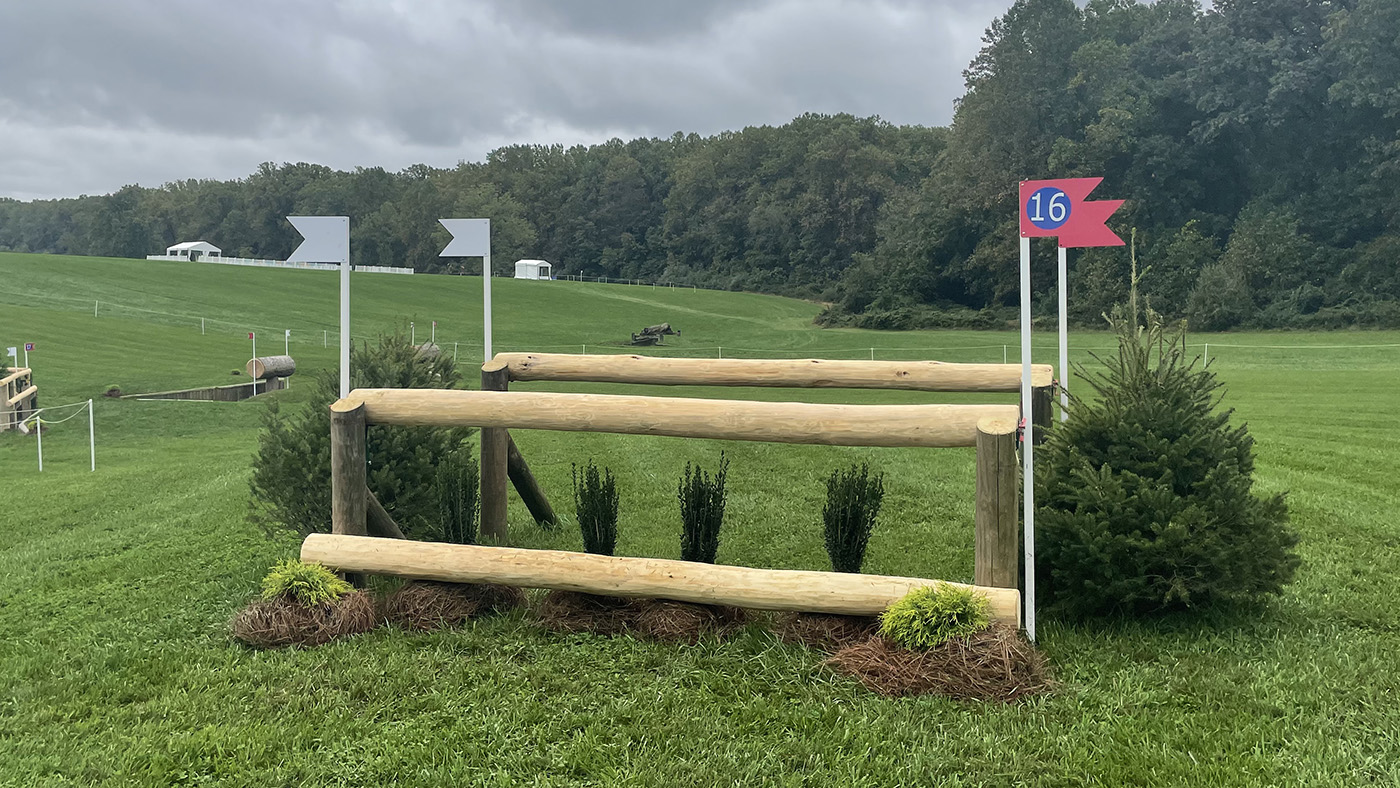 Maryland 5 Star cross-country course 2021: fence 16