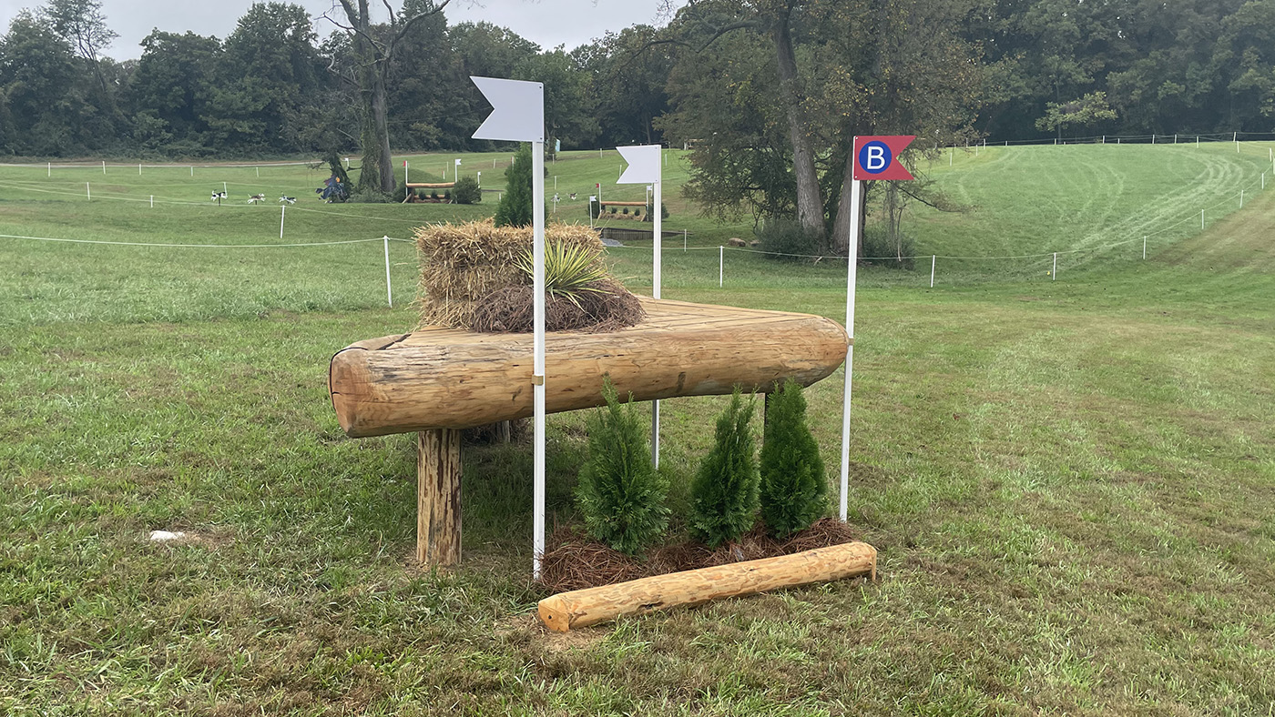 Maryland 5 Star cross-country course 2021: fence 22b