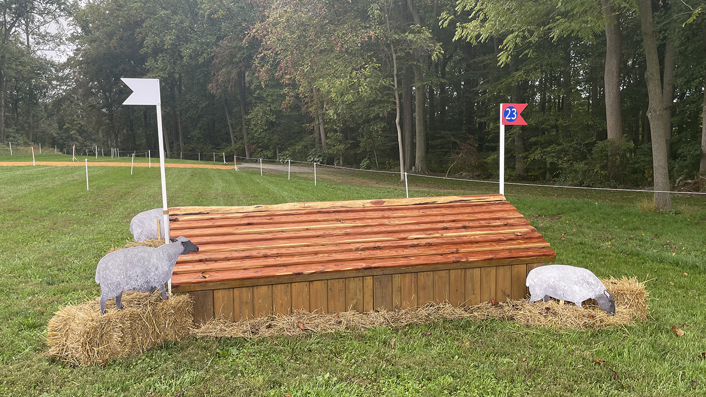 Maryland 5 Star cross-country course 2021: fence 23