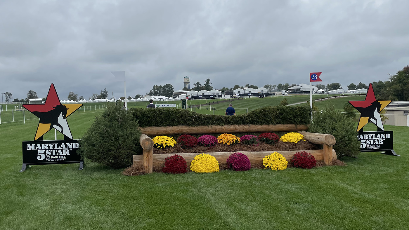Maryland 5 Star cross-country course 2021: fence 28