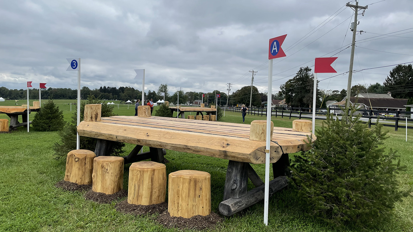 Maryland 5 Star cross-country course 2021: fence 3a