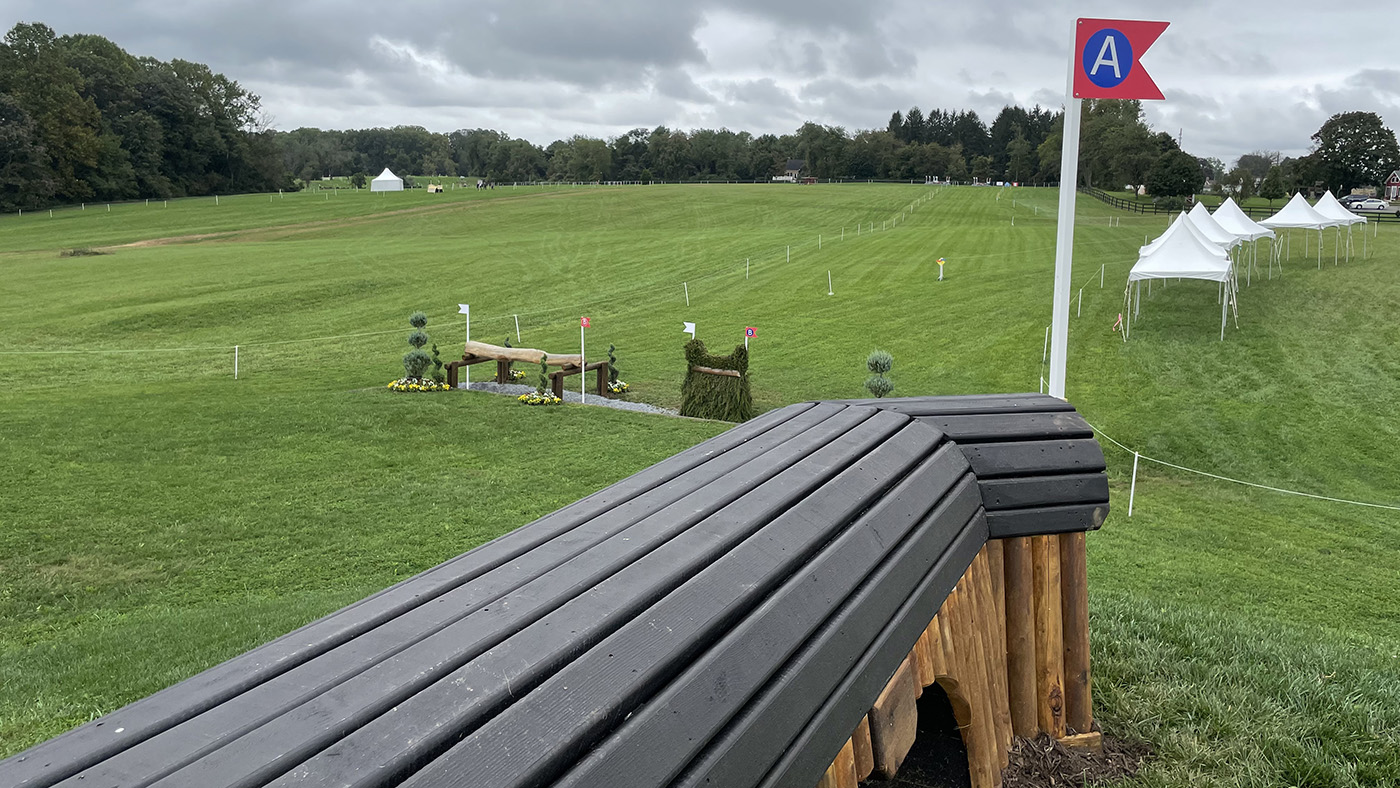 Maryland 5 Star cross-country course 2021: fence 4a