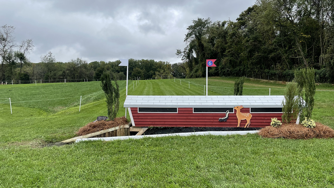 Maryland 5 Star cross-country course 2021: fence 6