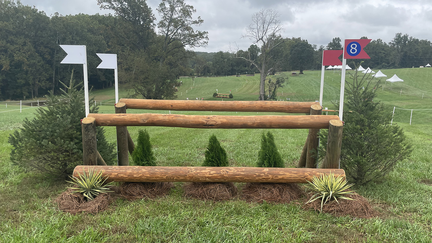 Maryland 5 Star cross-country course 2021: fence 8