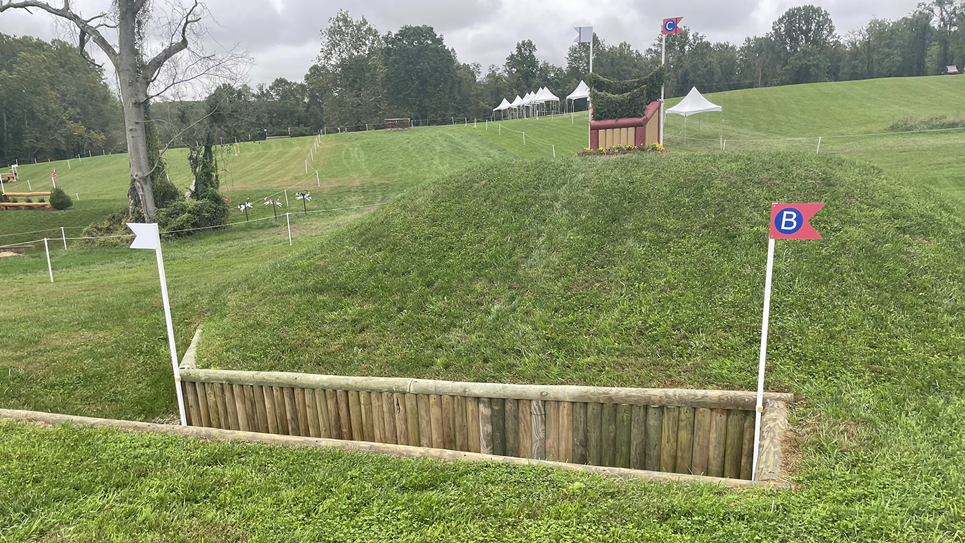 Maryland 5 Star cross-country course 2021: fence 9b