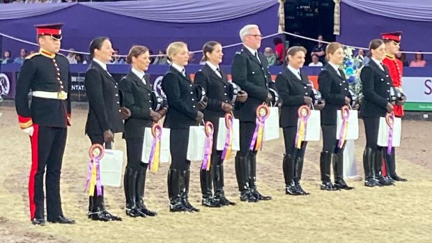 Police bravery award: Avon and Somerset Police’s mounted section at HOYS 2021