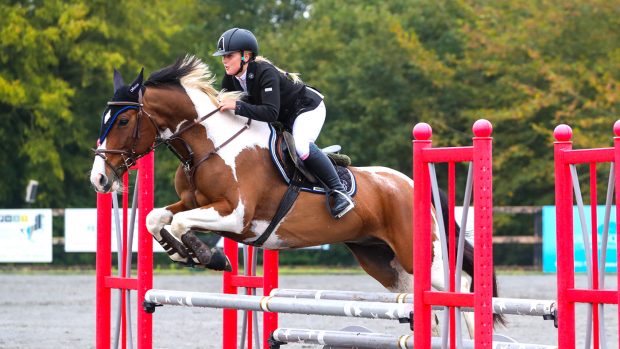 Jessica Simpson in the 85cm amateur qualifier on Lightwood Leonardo at Codham Park.