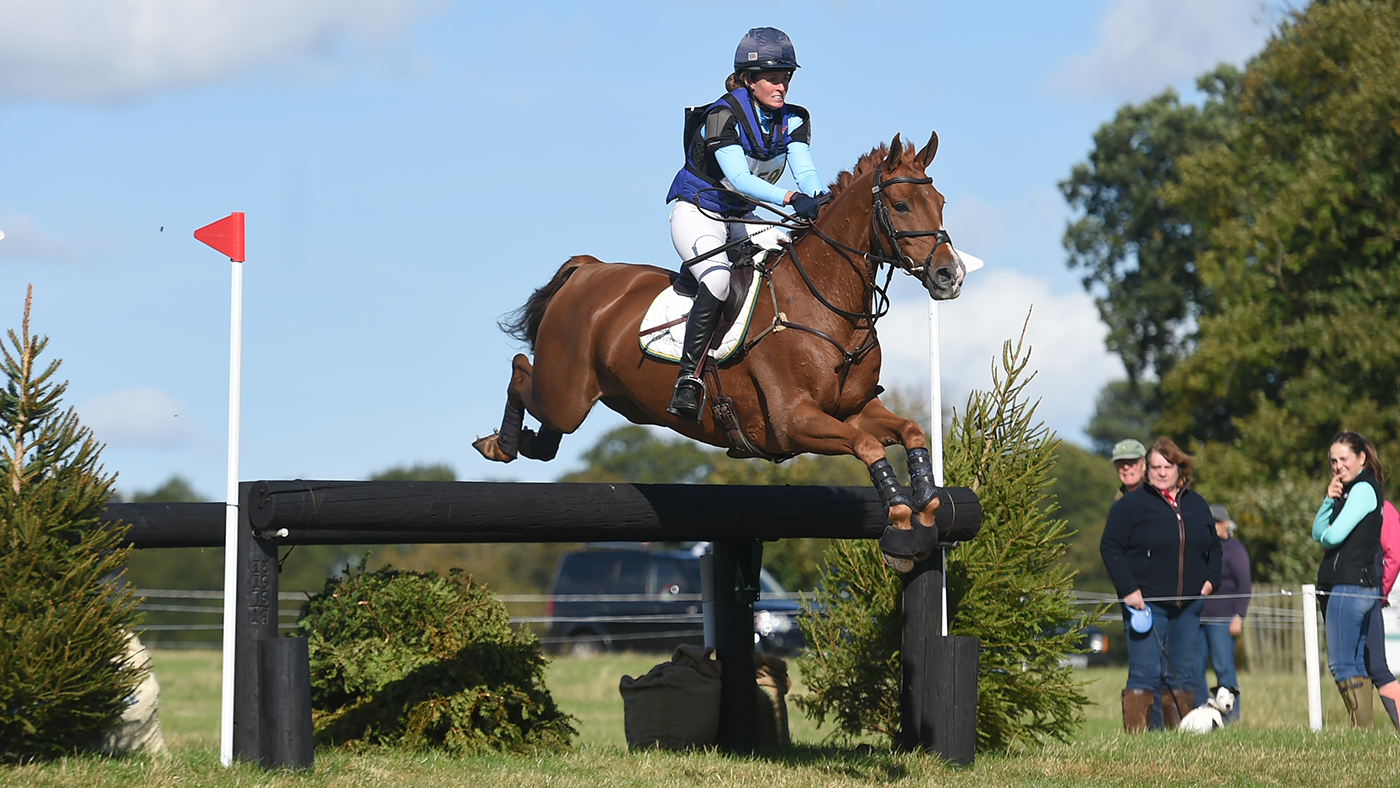Jodie Amos rides Rubin Moon to win the six-year-olds at Osberton Horse Trials