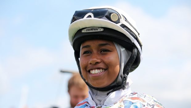 Khadijah Mellah before competing in the Magnolia Cup 2019 at Goodwood.