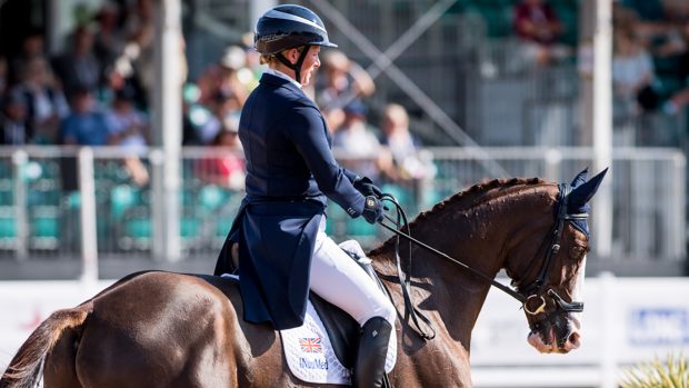 Maryland 5 Star dressage: Zara Tindall and Class Affair