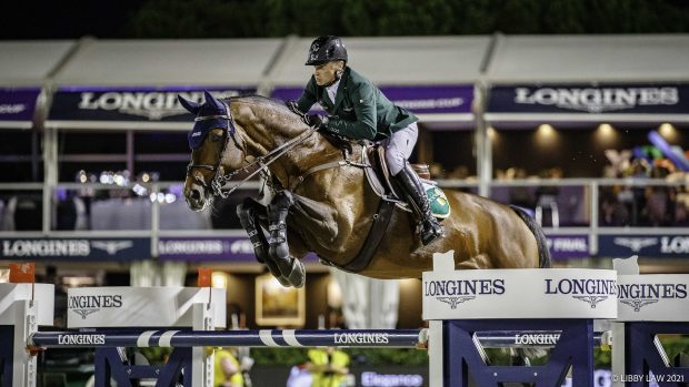 Denis Lynch on Cristello in Nations Cup Final