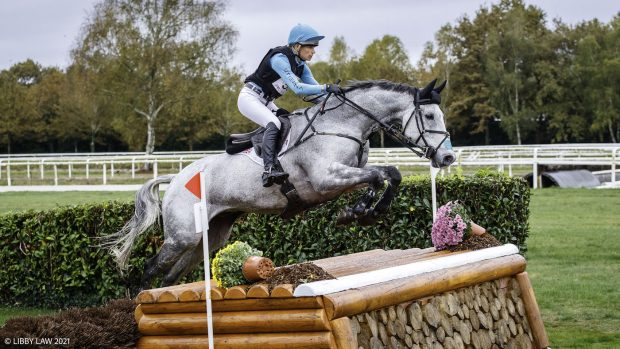 Izzy Taylor fall update: horse and rider are both reported to be “okay” following their cross-country fall at Pau Horse Trials