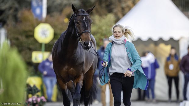 Pau Horse Trials first trot-up: Izzy Taylor and Ringwood Madras