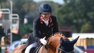 Anna Ross riding Newton Domino