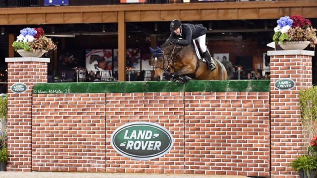 McLain Ward and speed horse Catoki share the puissance spoils at Washington International Horse Show