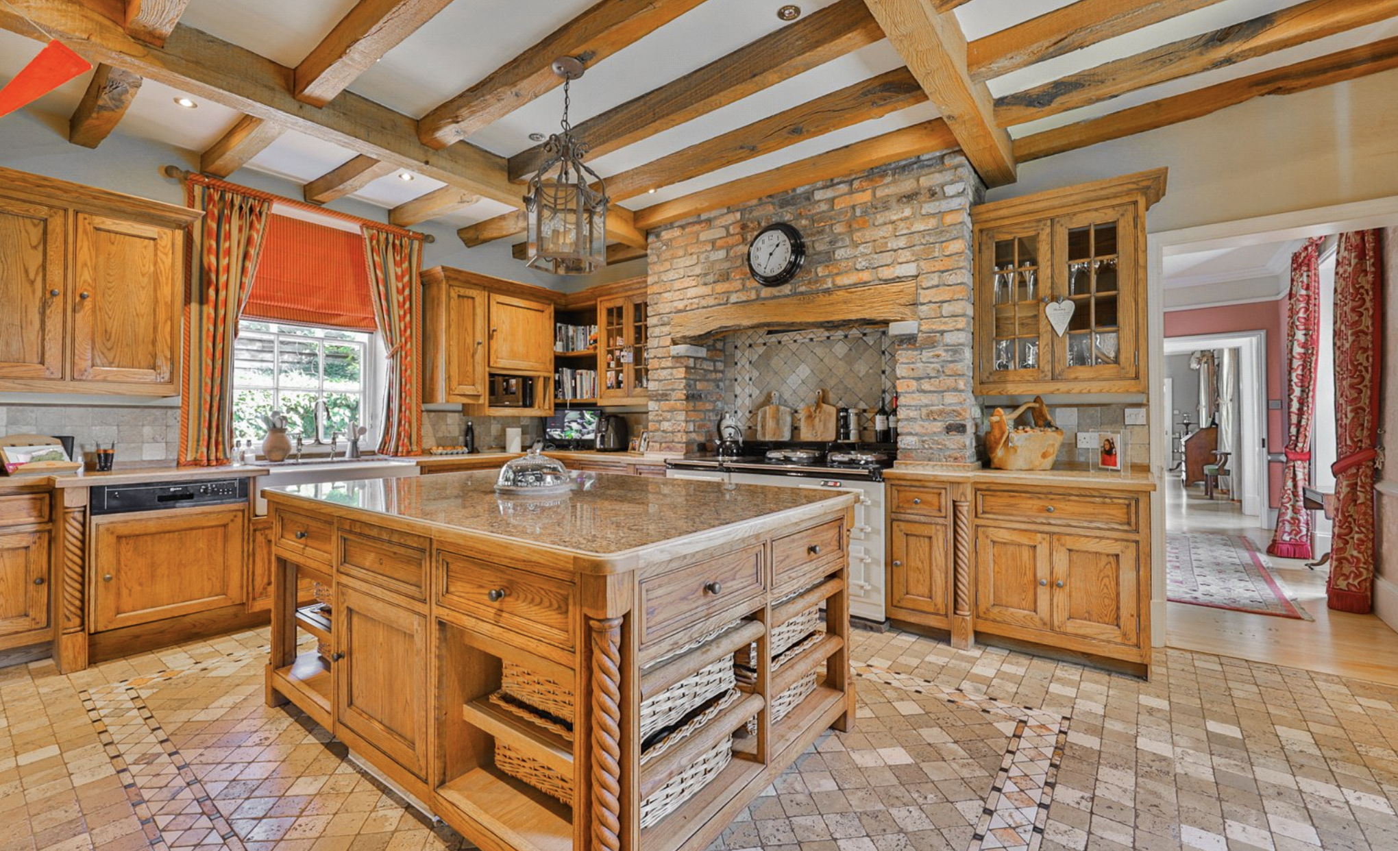 The kitchen at Catfoss Hall