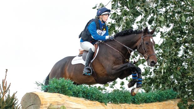 Alice Casburn and Topspin at Little Downham in October 2021