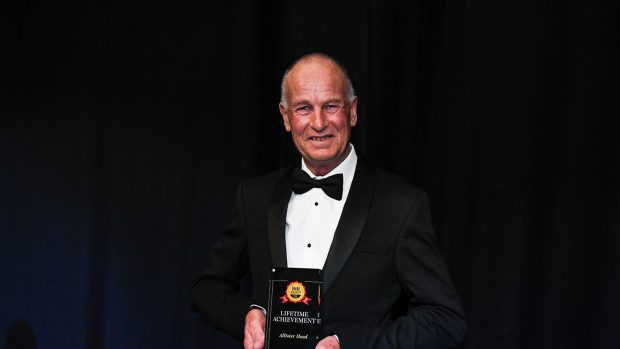 Allister Hood was the winner of the Horse and Hound Lifetime Achievement Award at the Horse & Hound Awards (In partnership with NAF) held at Cheltenham Racecourse in Cheltenham in Gloucestershire In the UK, on the 1st December 2021