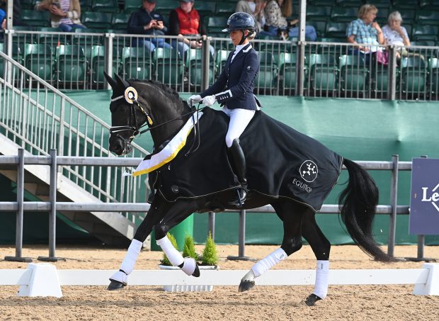 second rider at Headmore Stud, Georgie Nicholls, who won at the national championships aboard Woodcroft Kika Quina