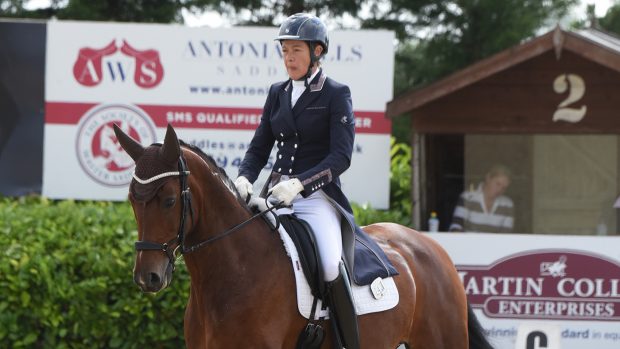 Lisa McQuiston riding Sassy Song