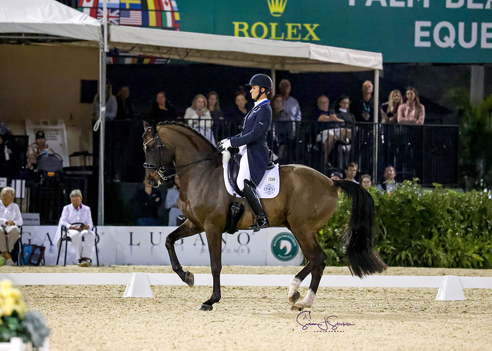 Adrienne Lyle riding