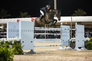 Bertram Allen and Pacino Amiro winning last night's five star grand prix at the Winter Equestrian Festival