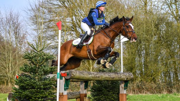 Ella Woodhead riding Quarza at Cirencester Park in March 2022