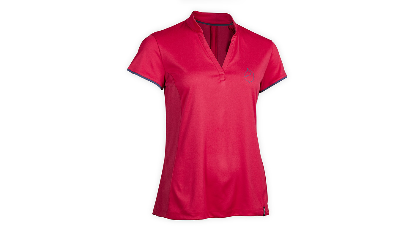 Fouganza Short-Sleeved Mesh horse riding T-Shirt