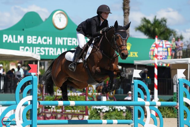 Grace Debney wins at Winter Equestrian Festival