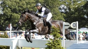 Ingrid Klimke and FRH Butts Abraxxas at Burghley 2013