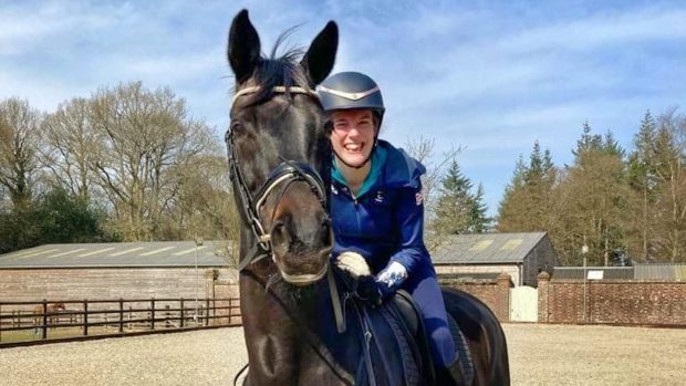 Sophie Christiansen and her new horse Scirocco T