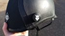 Uvex Tocsen Crash Sensor attached to hat