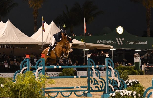 Paul O'Shea jumping Chancelloress to be first winner at newly named Wellington International